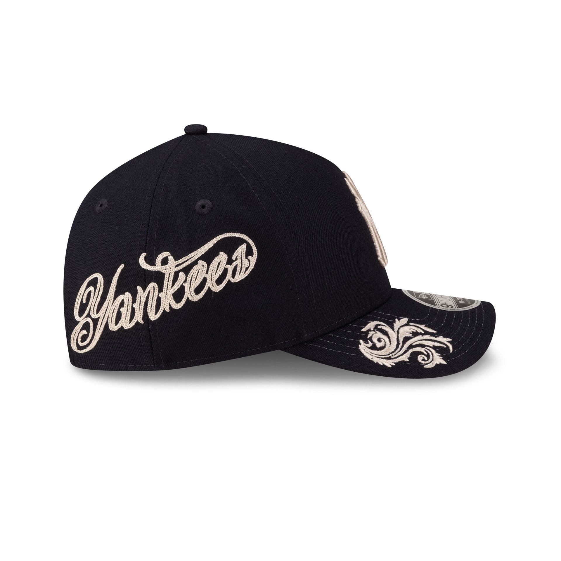 New York Yankees Script 9FORTY M-Crown A-Frame Snapback Hat