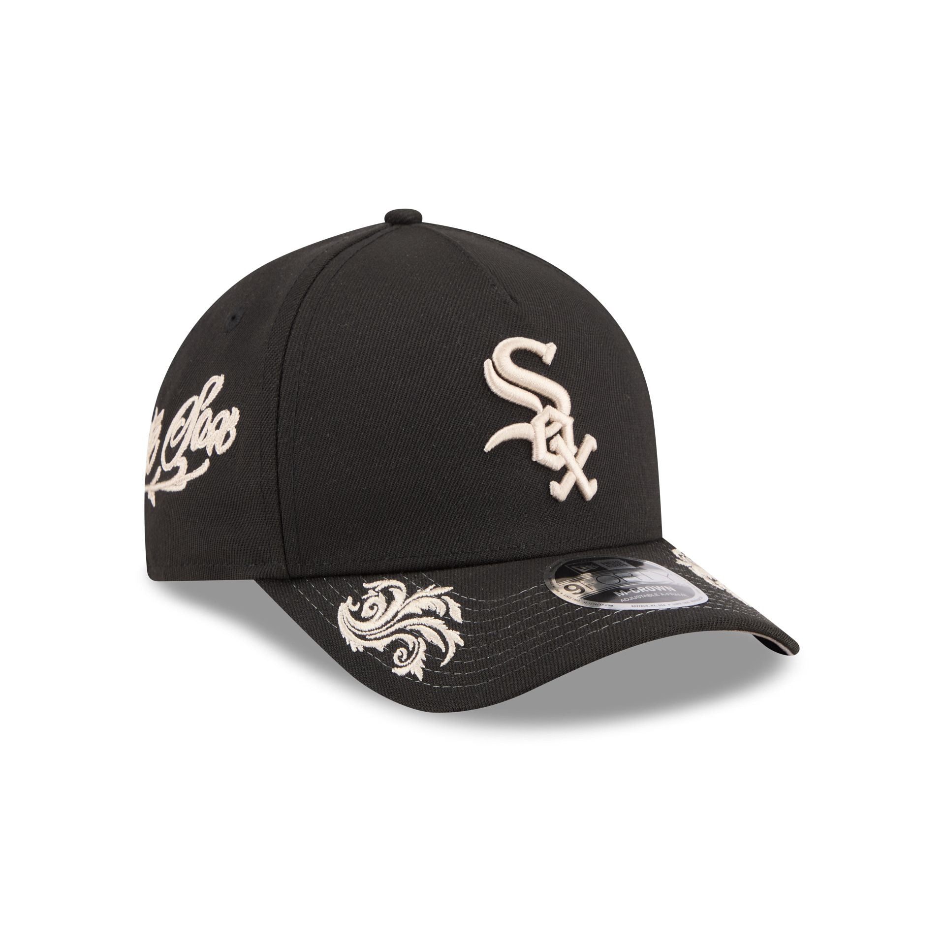 Chicago White Sox Script 9FORTY M-Crown A-Frame Snapback Hat