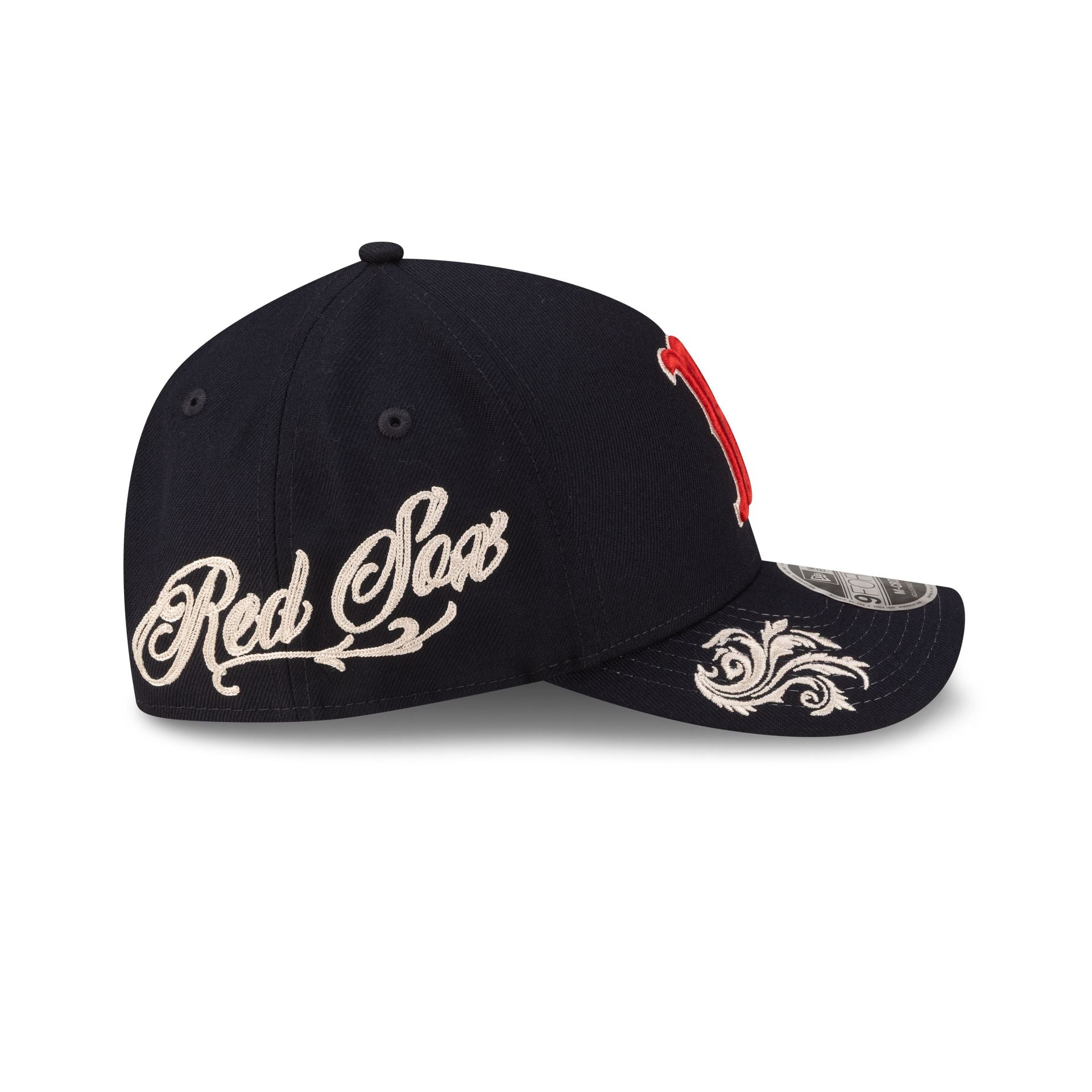 Boston Red Sox Script 9FORTY M-Crown A-Frame Snapback Hat