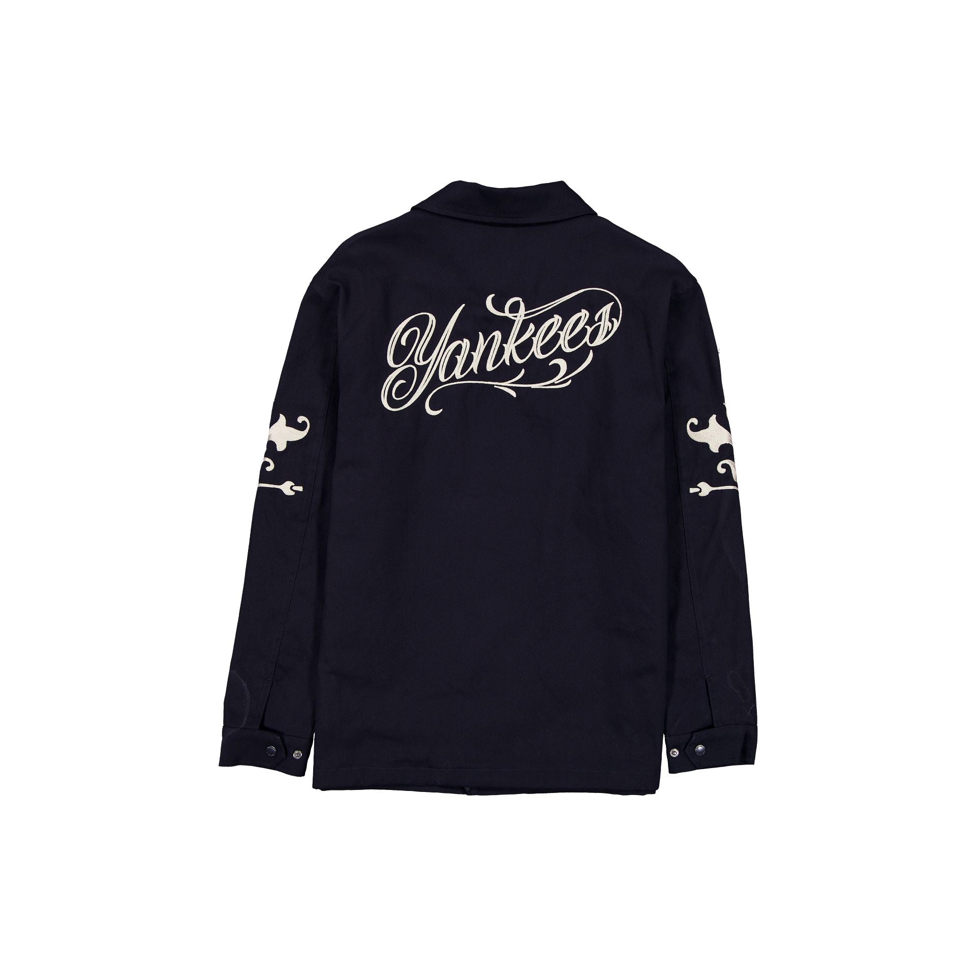 New York Yankees Script Coaches Jacket