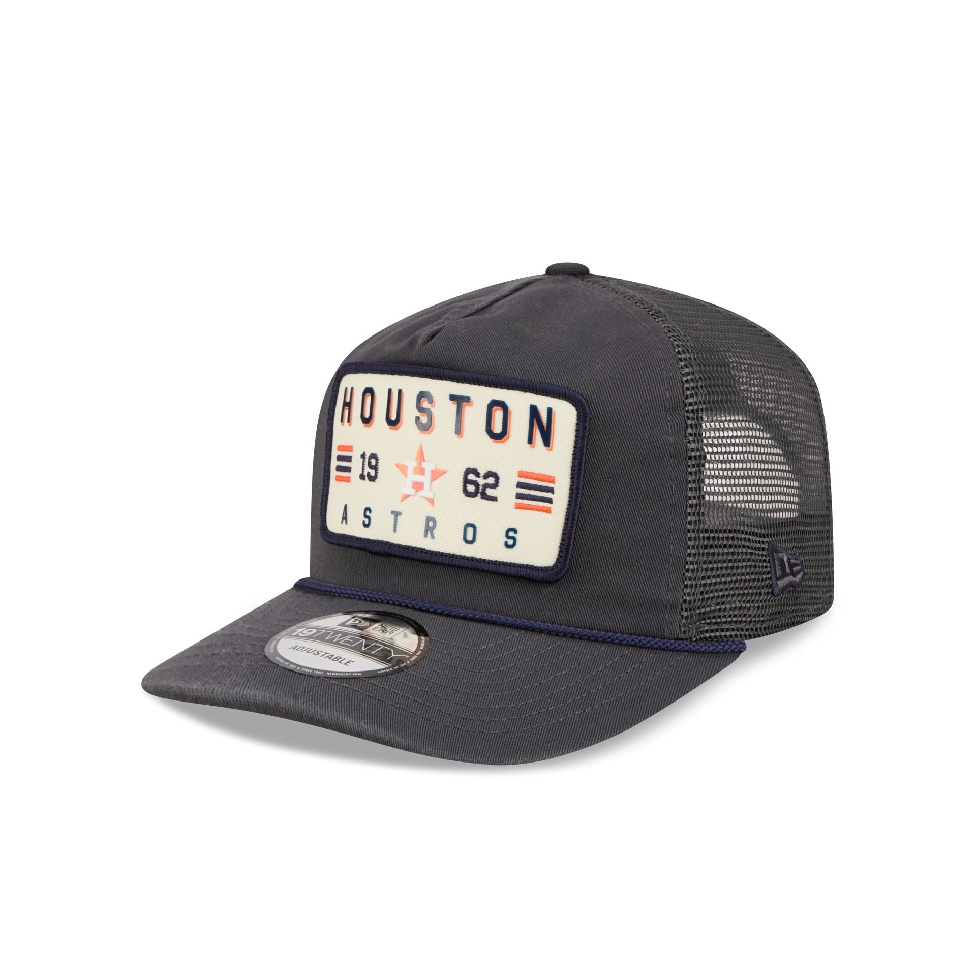Houston Astros Washed Graphite 19TWENTY Trucker Hat
