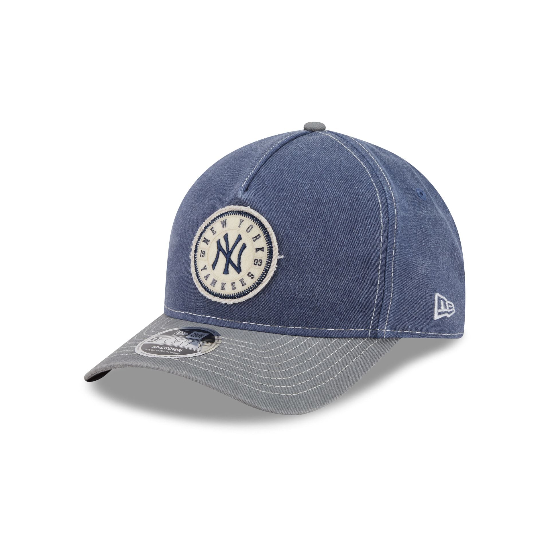 New York Yankees Felt 9FORTY M-Crown A-Frame Snapback Hat