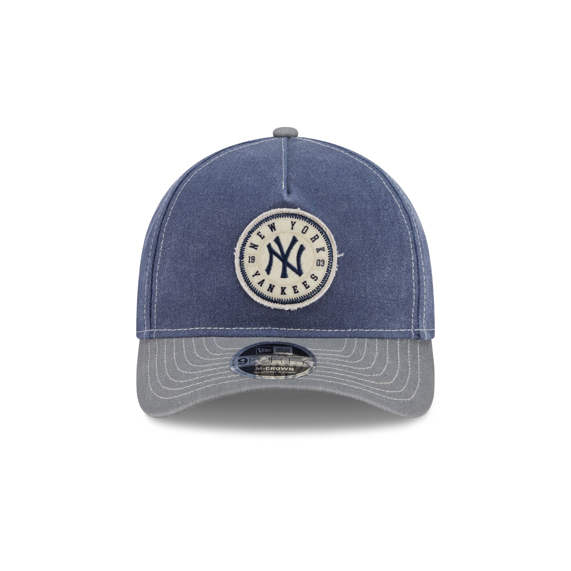 New York Yankees Felt 9FORTY M-Crown A-Frame Snapback Hat