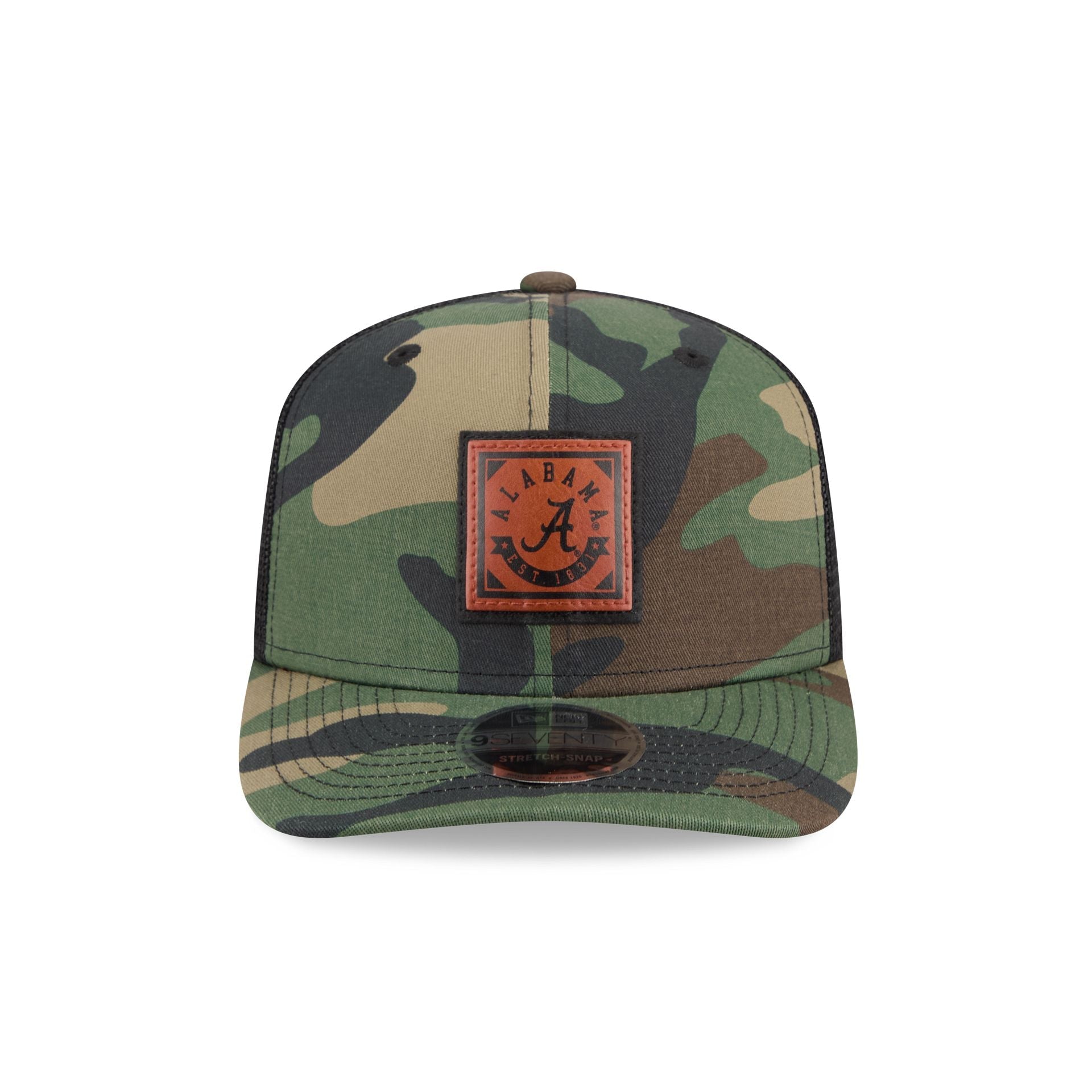 Alabama Crimson Tide Camo Canvas 9SEVENTY Trucker Hat