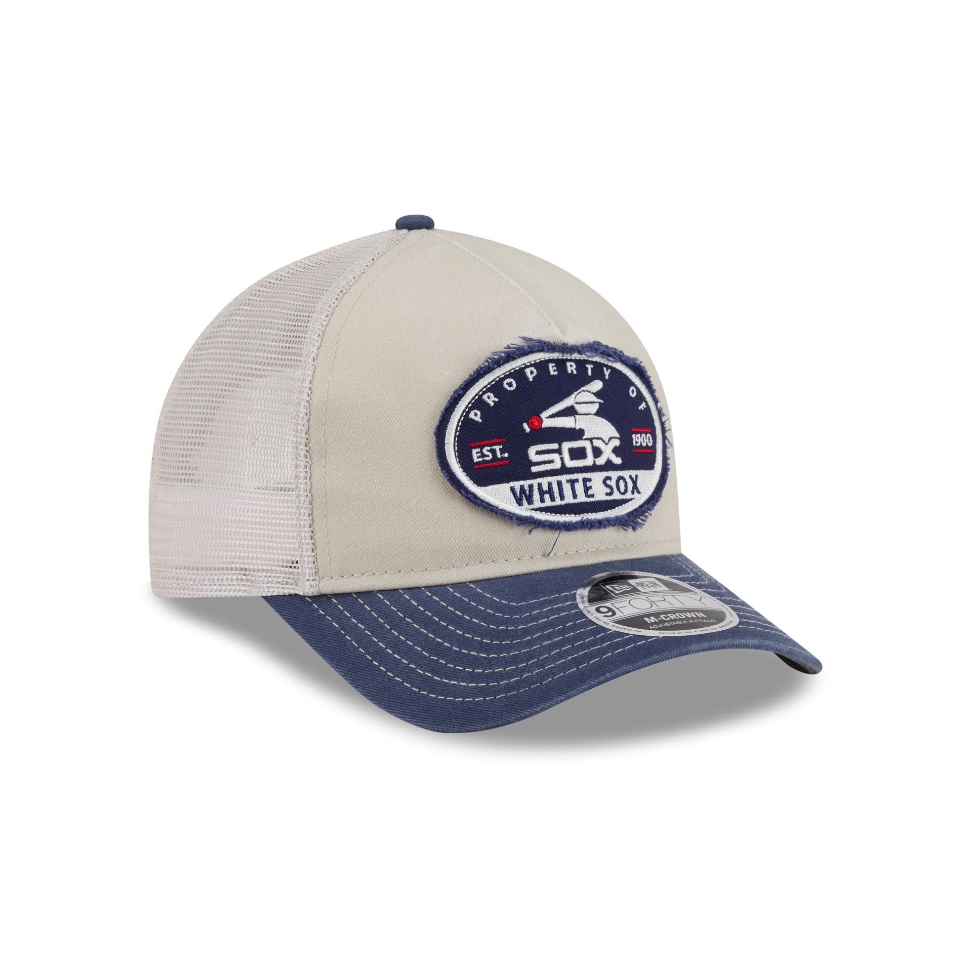 Chicago White Sox Frayed 9FORTY M-Crown A-Frame Trucker Hat