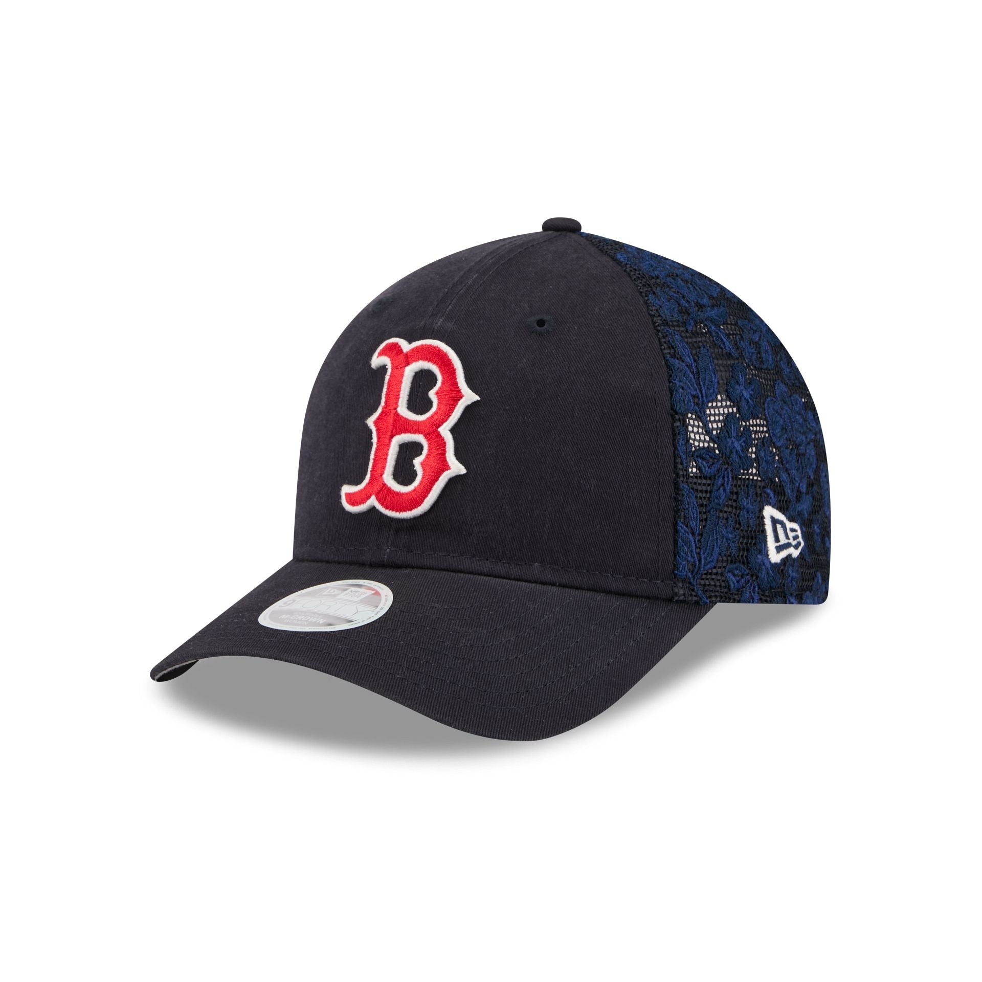 Boston Red Sox Floral Mesh Women's 9FORTY M-Crown Trucker Hat