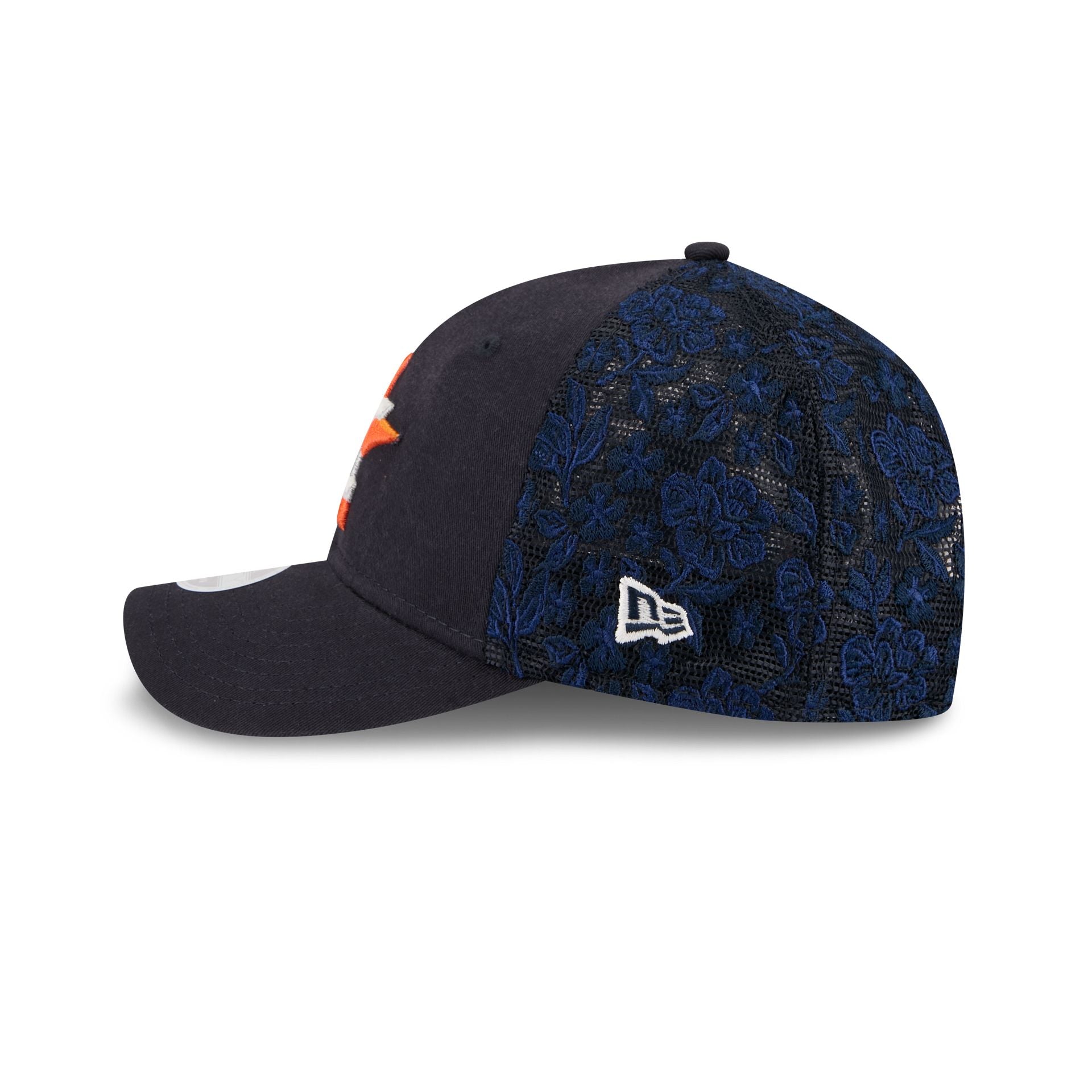 Houston Astros Floral Mesh Women's 9FORTY M-Crown Trucker Hat