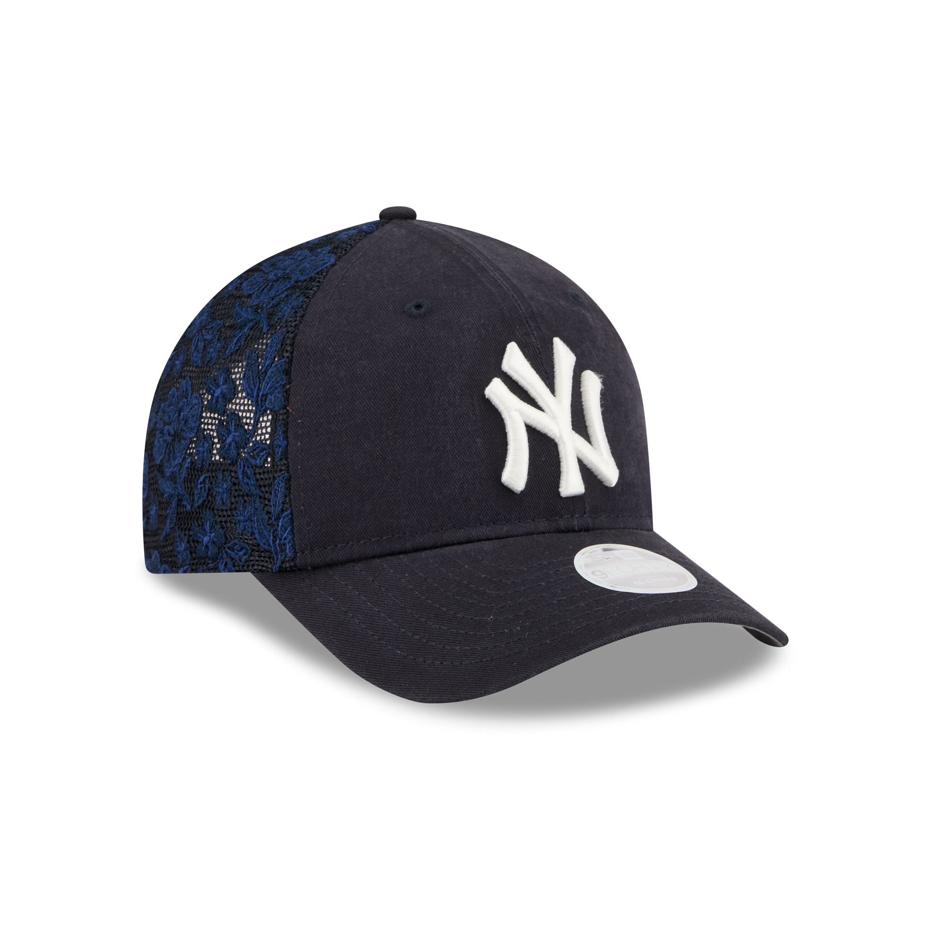 New York Yankees Floral Mesh Women's 9FORTY M-Crown Trucker Hat