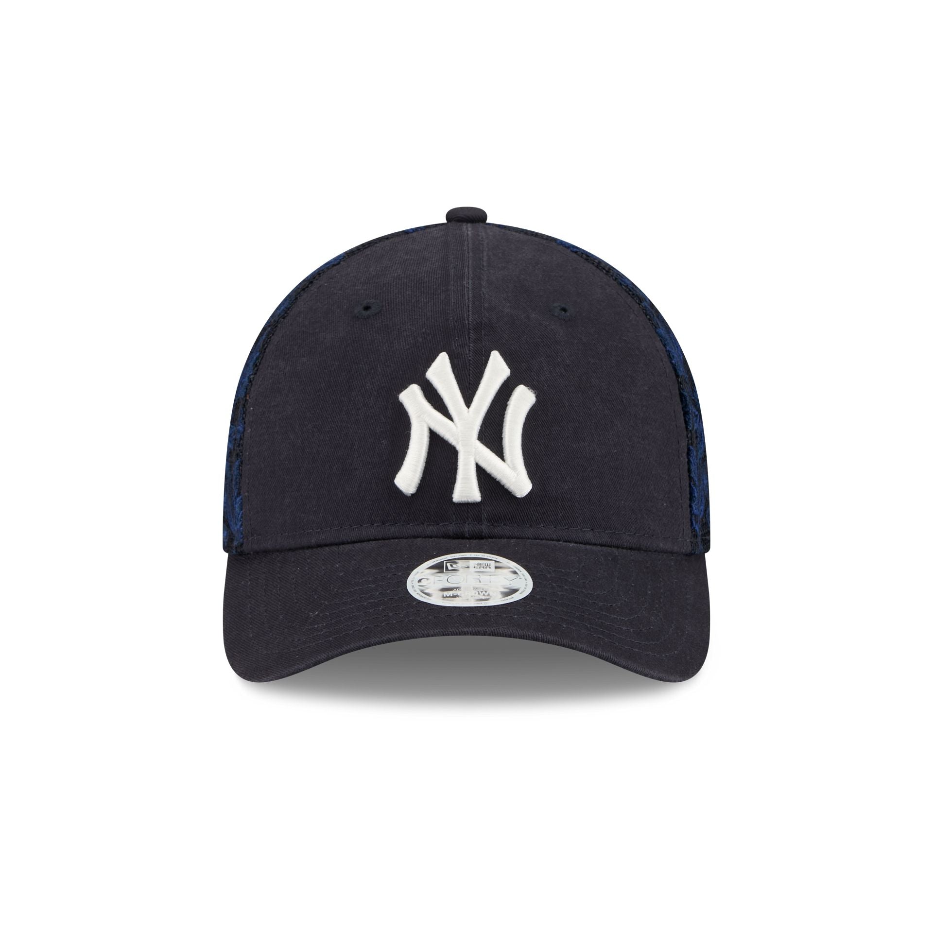 New York Yankees Floral Mesh Women's 9FORTY M-Crown Trucker Hat