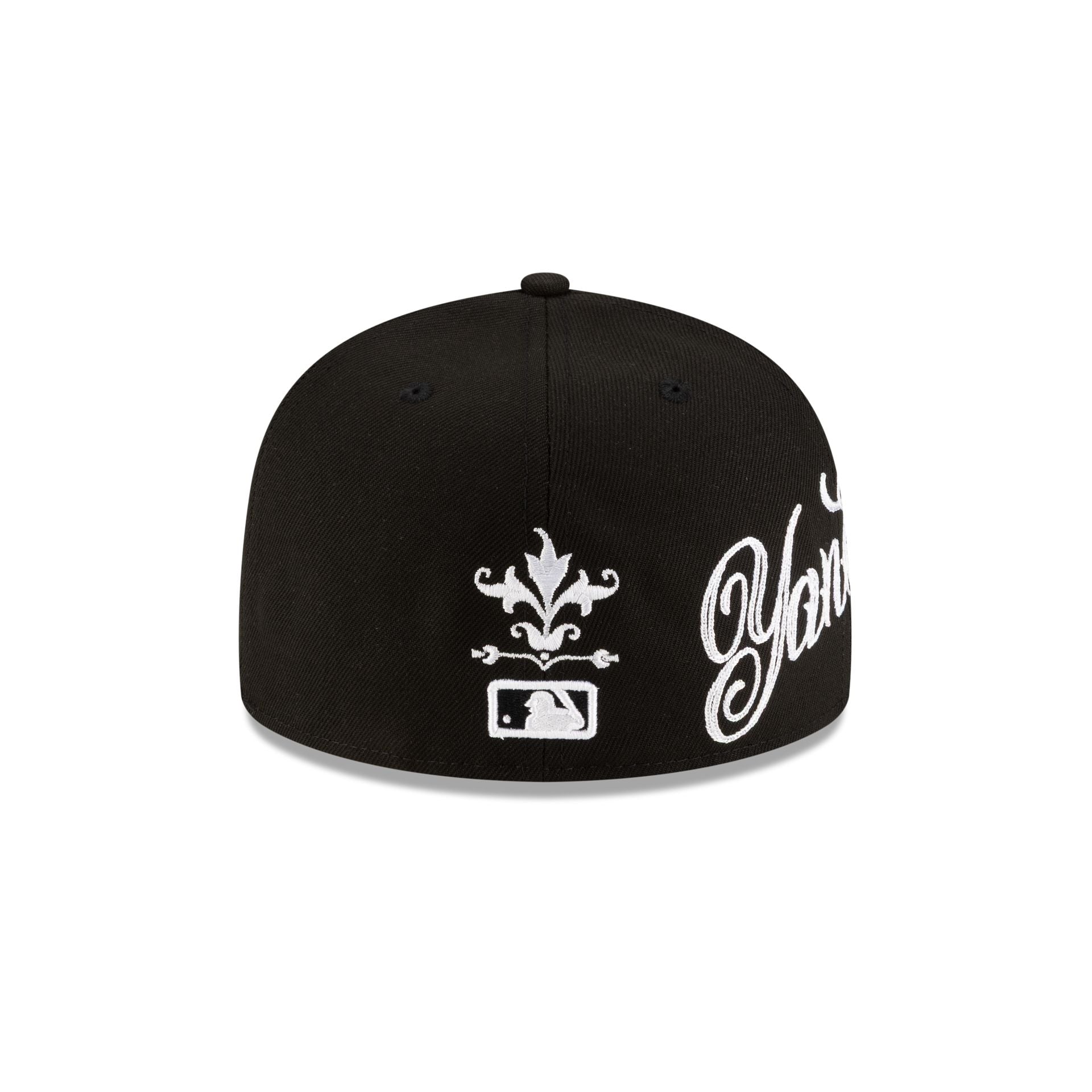 New York Yankees Script Black and White 59FIFTY Fitted Hat
