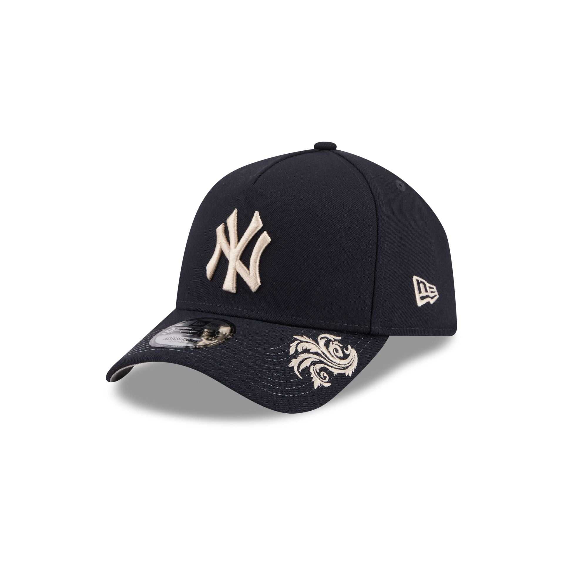 New York Yankees Script 9FORTY A-Frame Snapback Hat