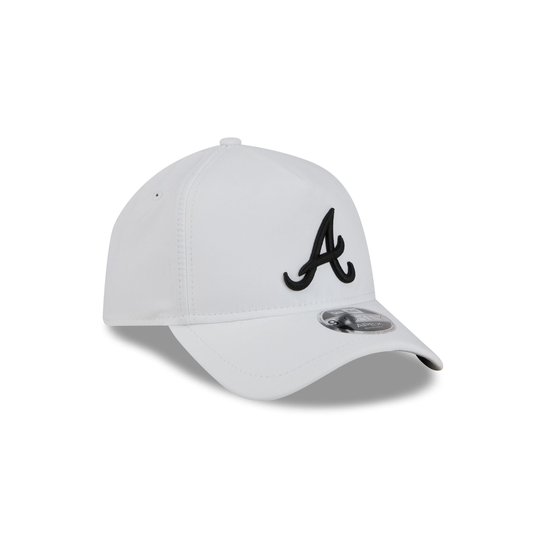 Atlanta Braves White 9FORTY APEX Snapback Hat