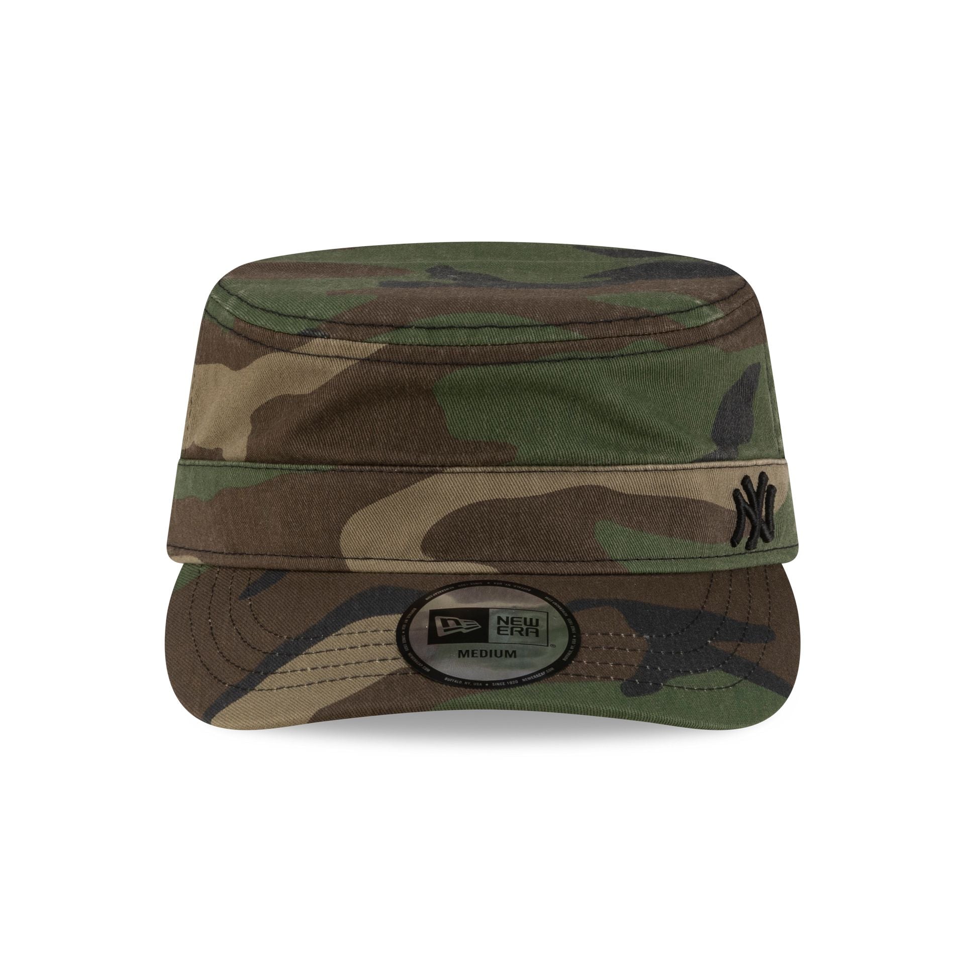 New York Yankees Woodland Camo Military Cap