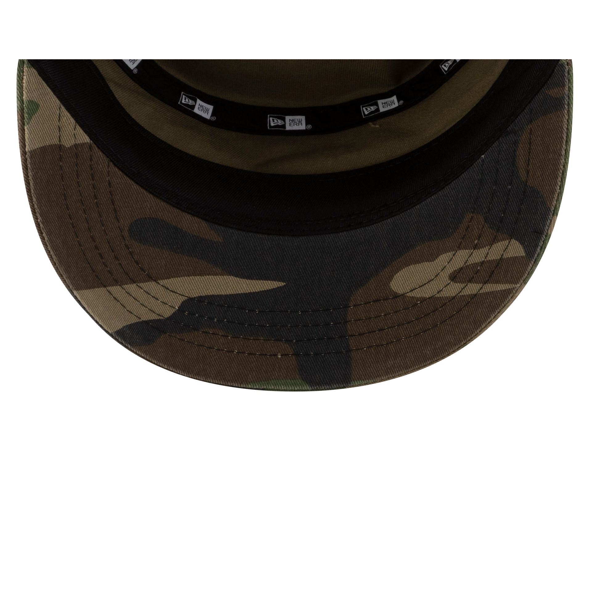 Atlanta Braves Woodland Camo Military Cap