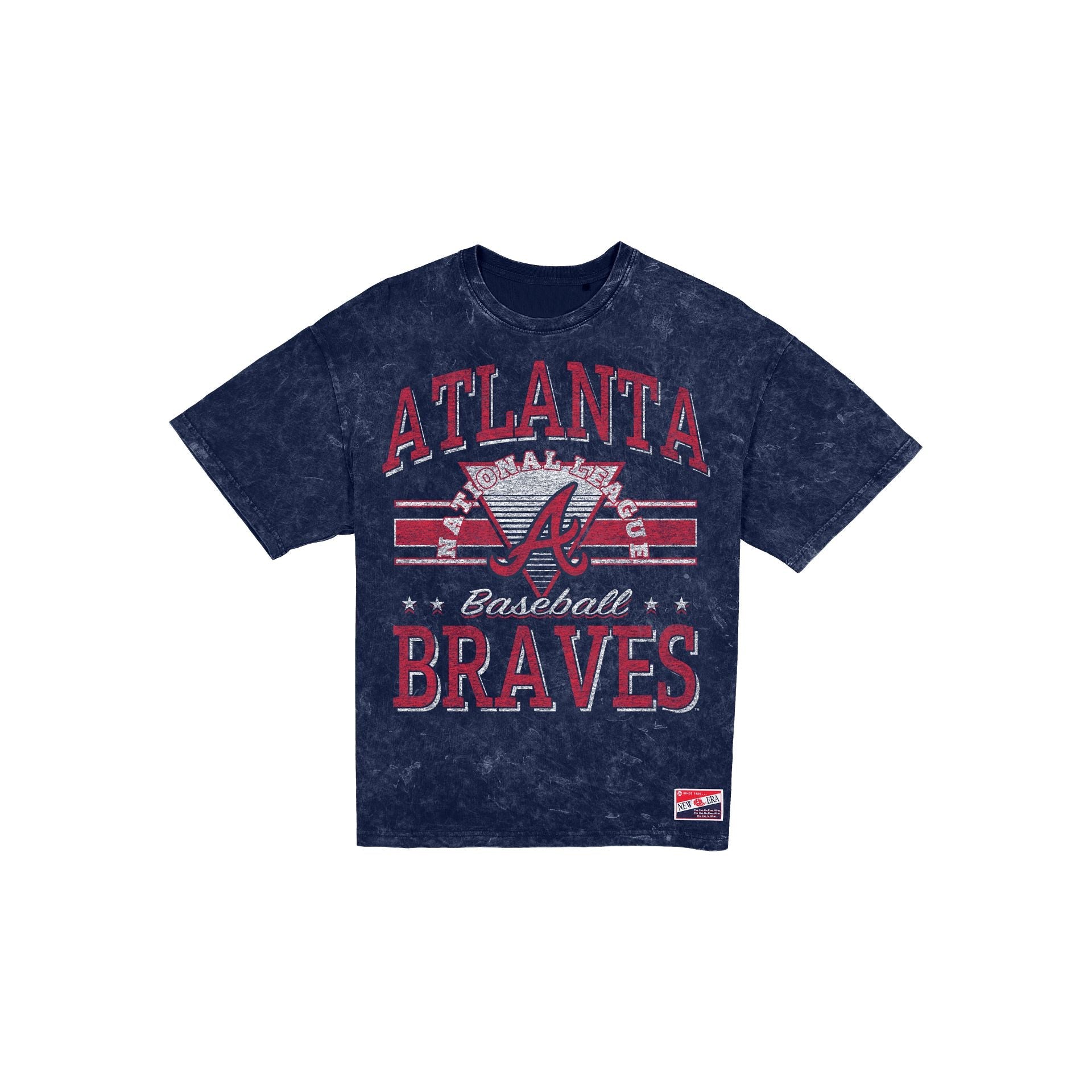 Atlanta Braves Throwback Vintage Wash Women's T-Shirt