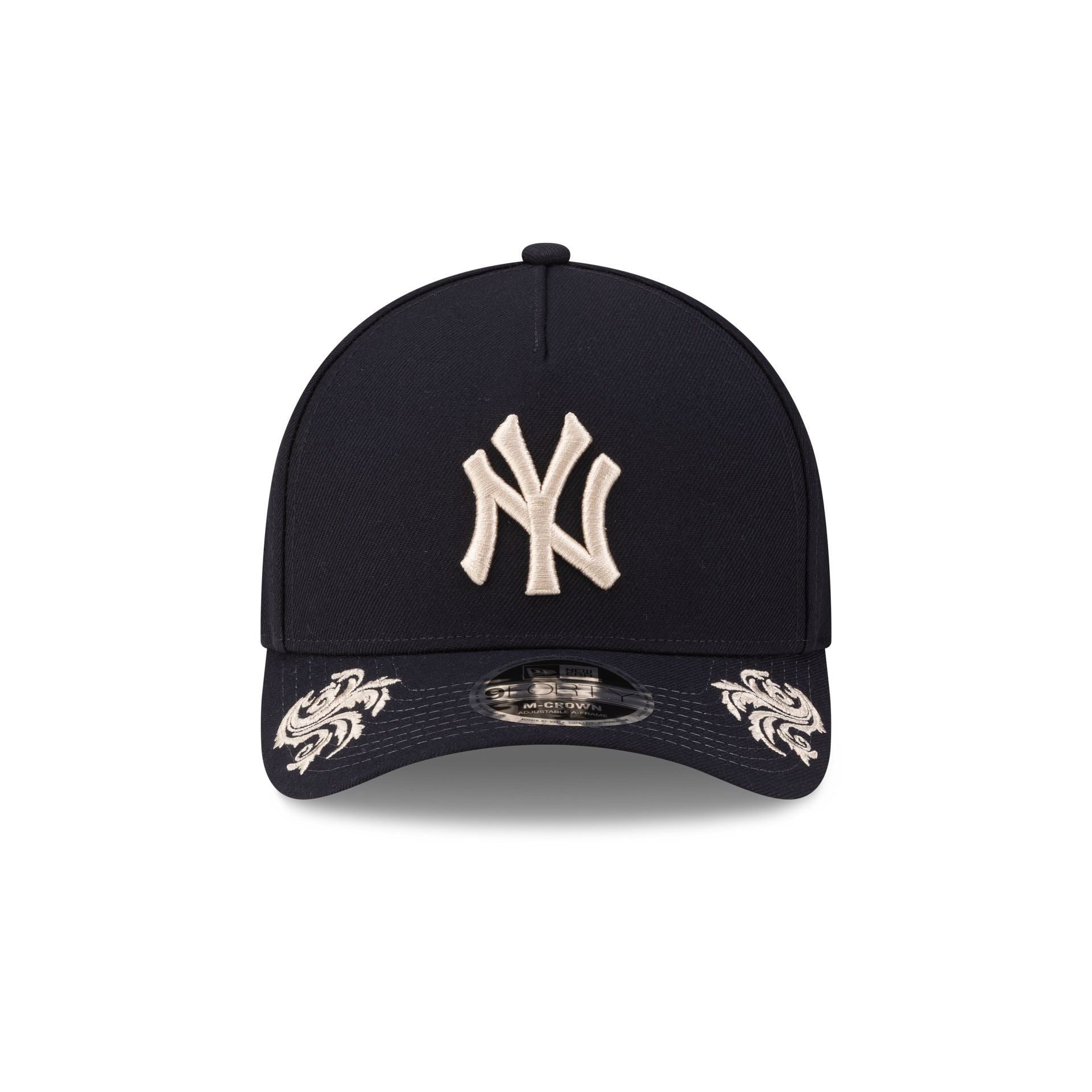 New York Yankees Script 9FORTY M-Crown A-Frame Snapback Hat