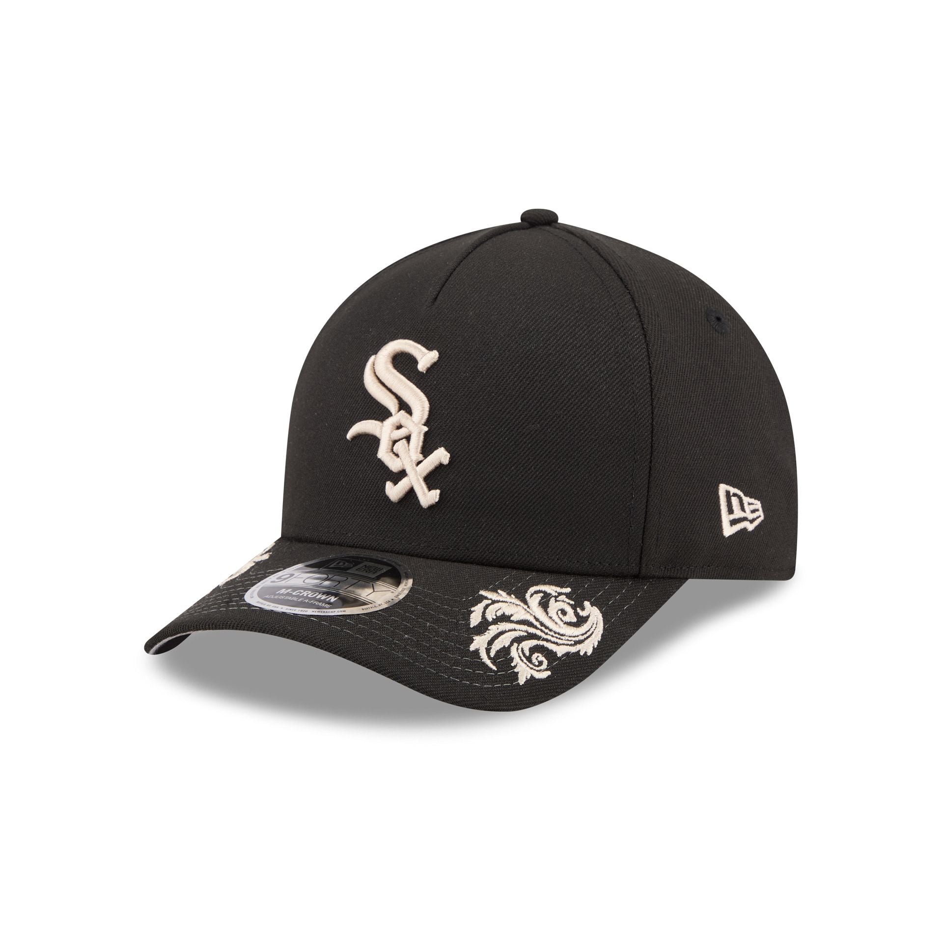 Chicago White Sox Script 9FORTY M-Crown A-Frame Snapback Hat