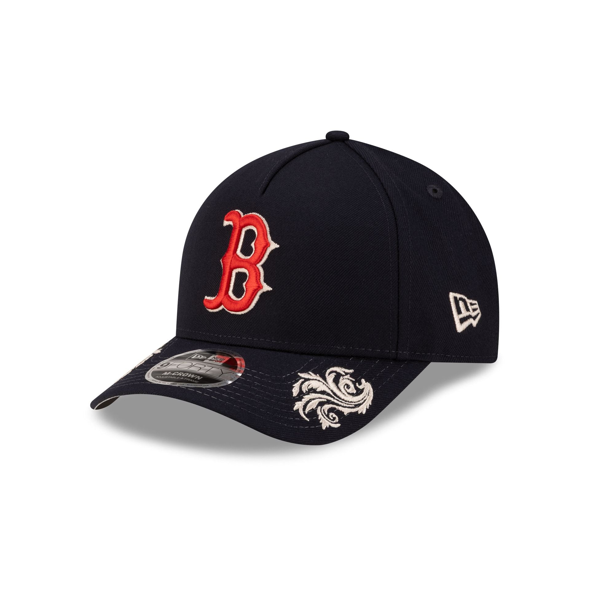 Boston Red Sox Script 9FORTY M-Crown A-Frame Snapback Hat