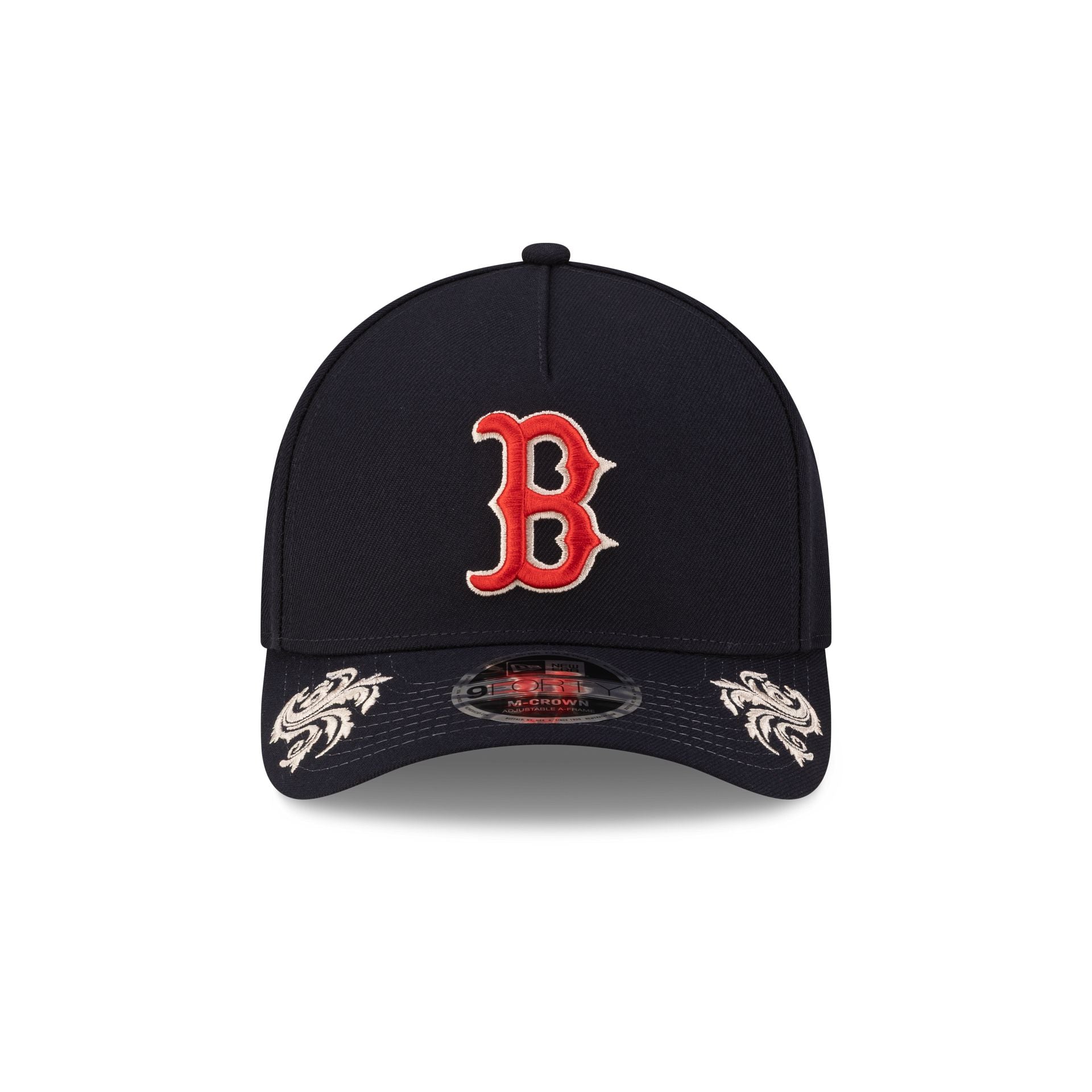 Boston Red Sox Script 9FORTY M-Crown A-Frame Snapback Hat