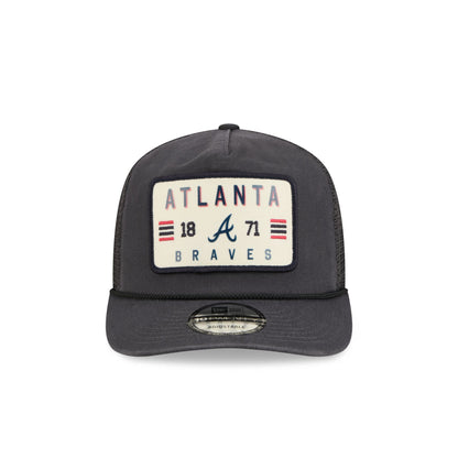 Atlanta Braves Washed Graphite 19TWENTY Trucker Hat