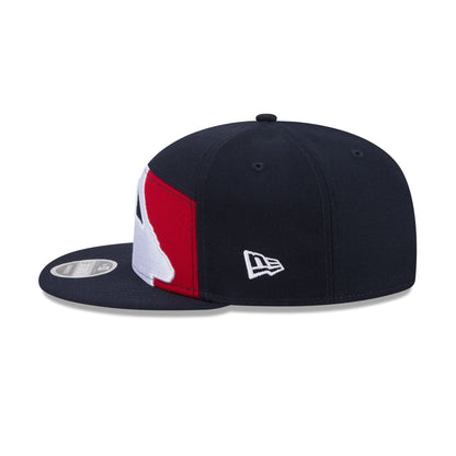 Atlanta Braves Batter Split Panel 9FIFTY Snapback Hat