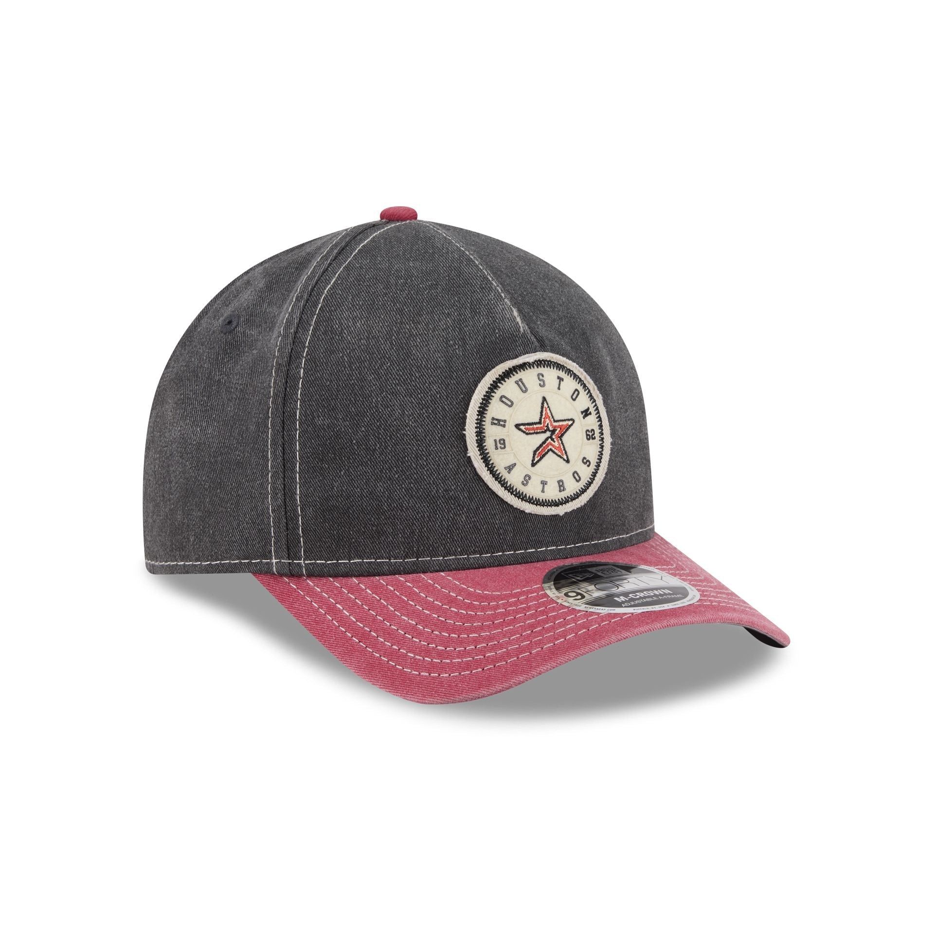 Houston Astros Felt 9FORTY M-Crown A-Frame Snapback Hat