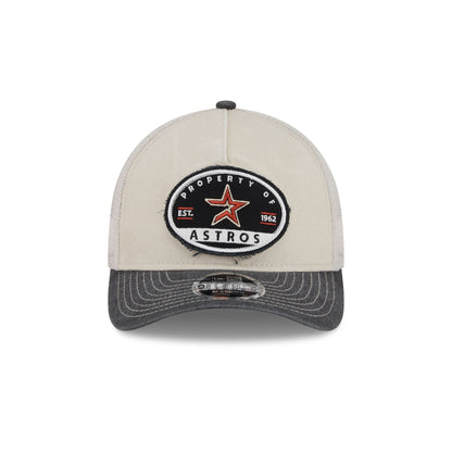 Houston Astros Frayed 9FORTY M-Crown A-Frame Trucker Hat