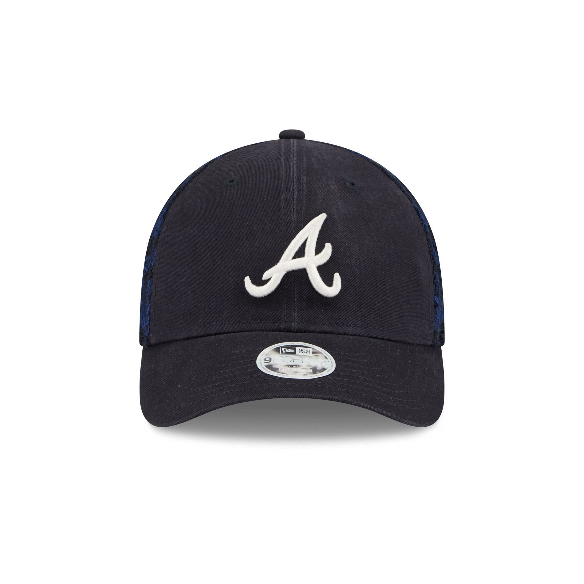 Atlanta Braves Floral Mesh Women's 9FORTY M-Crown Trucker Hat