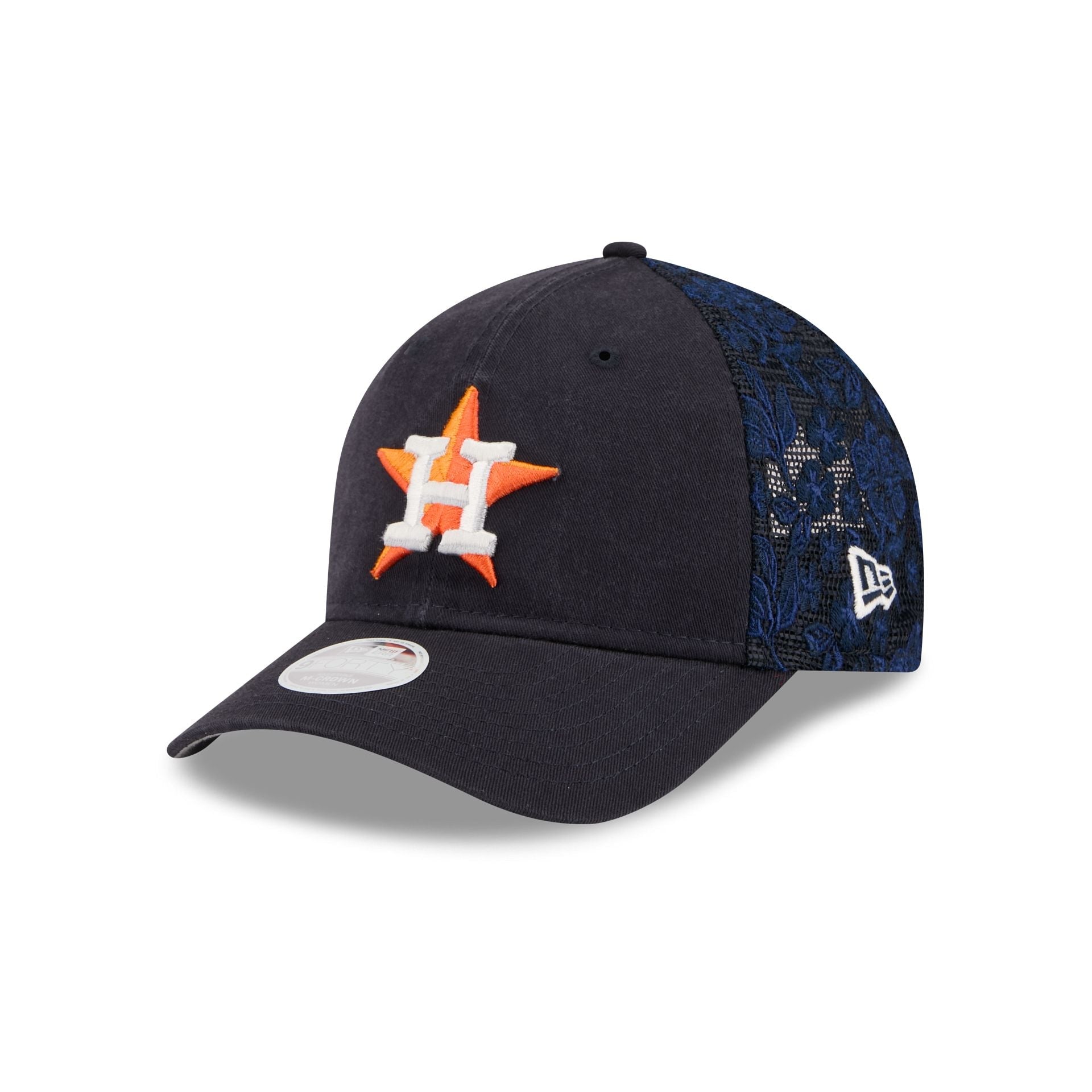 Houston Astros Floral Mesh Women's 9FORTY M-Crown Trucker Hat