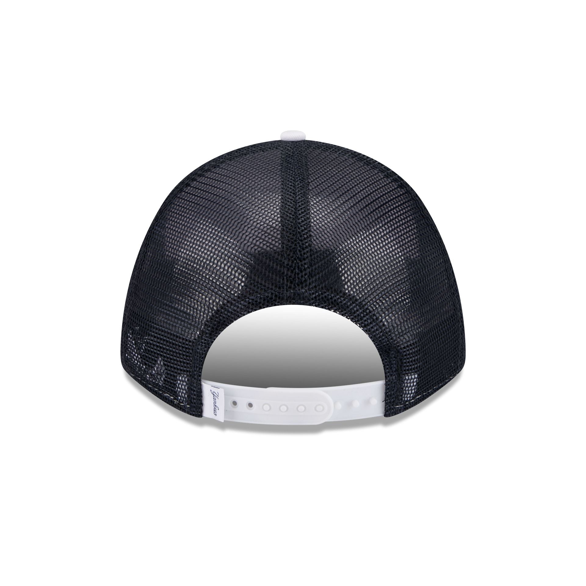 New York Yankees Optic White Felt Logo Women's 9FORTY M-Crown A-Frame Trucker Hat