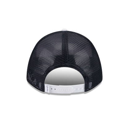 New York Yankees Optic White Felt Logo Women's 9FORTY M-Crown A-Frame Trucker Hat