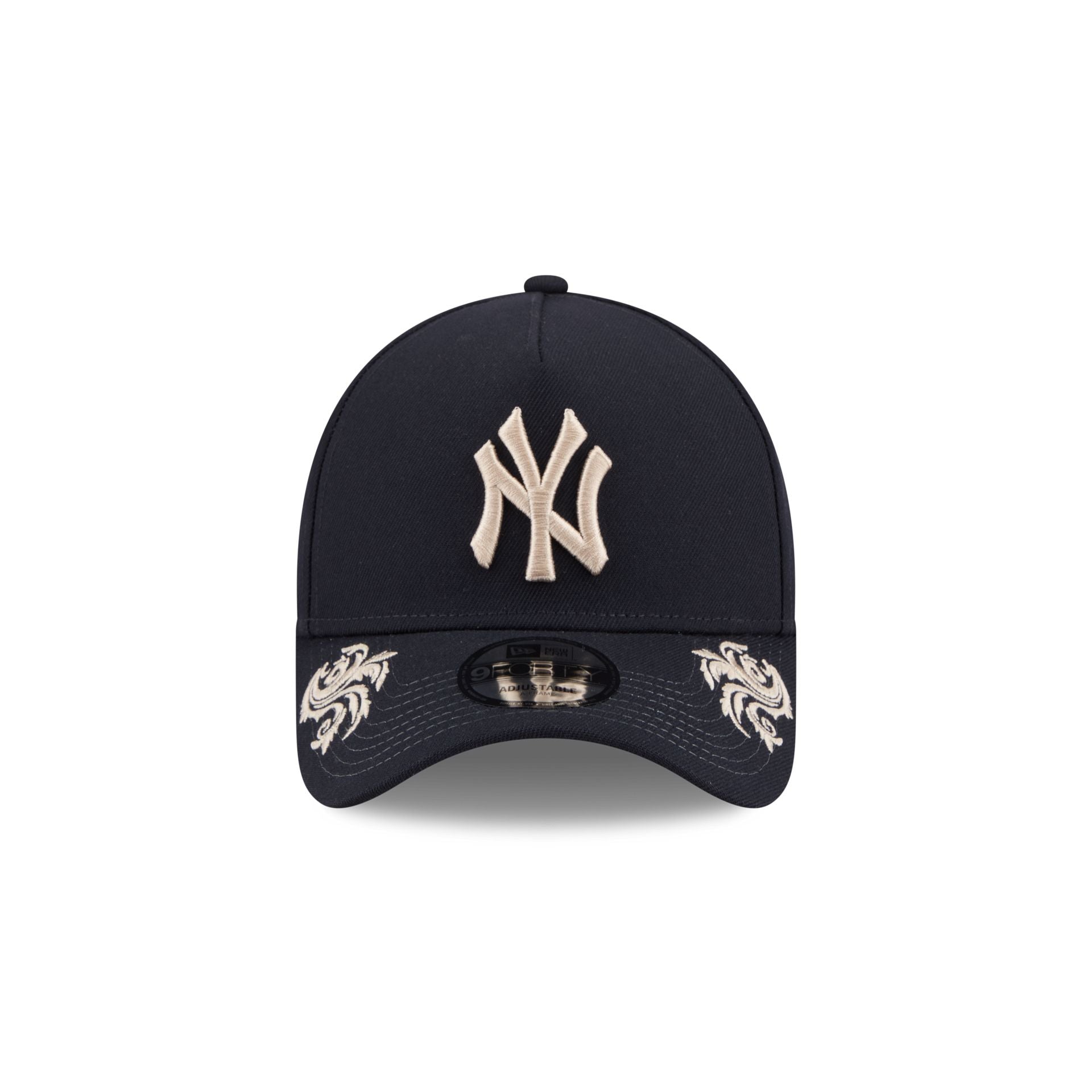 New York Yankees Script 9FORTY A-Frame Snapback Hat