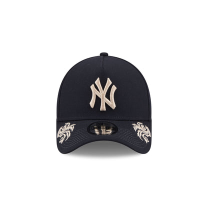 New York Yankees Script 9FORTY A-Frame Snapback Hat