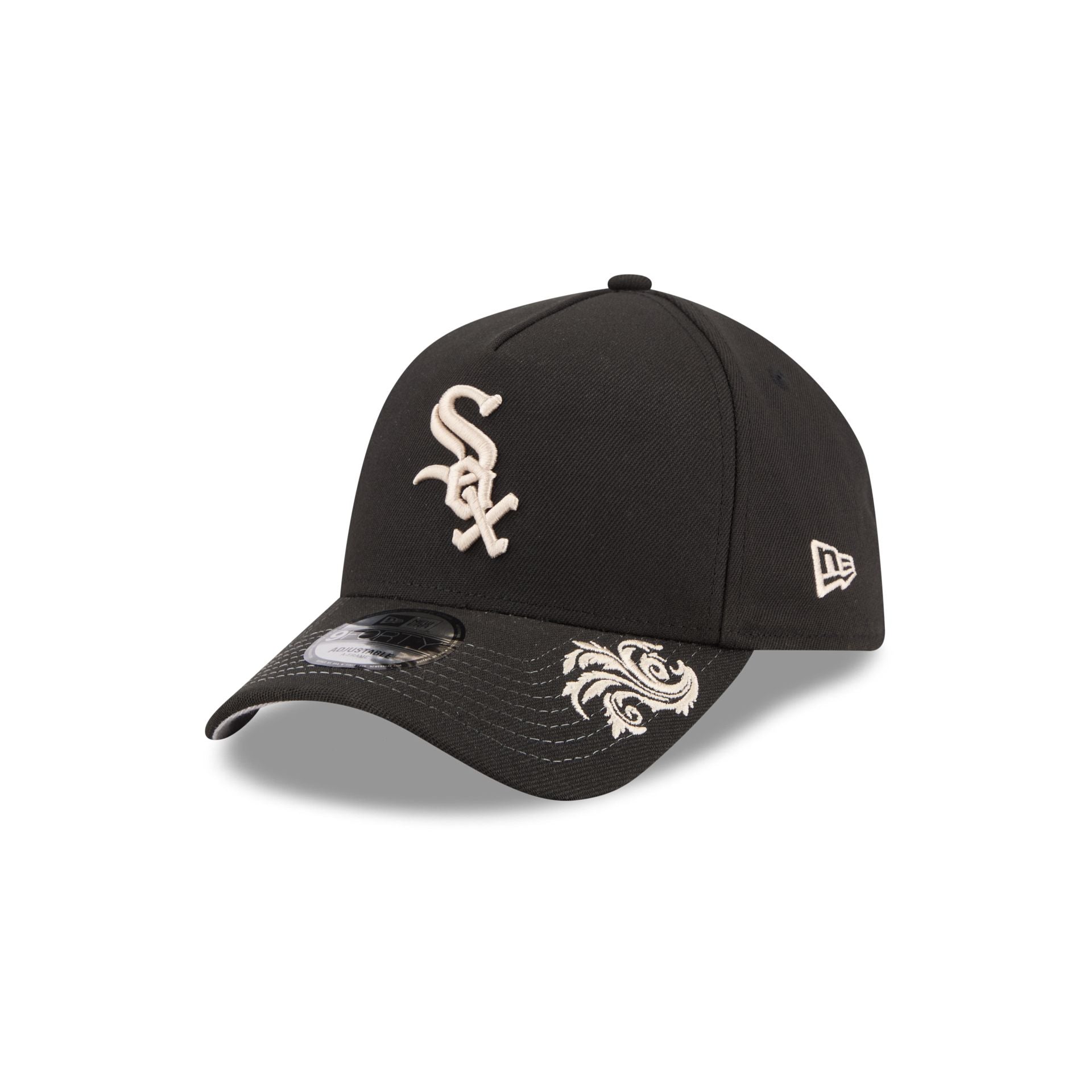 Chicago White Sox Script 9FORTY A-Frame Snapback Hat