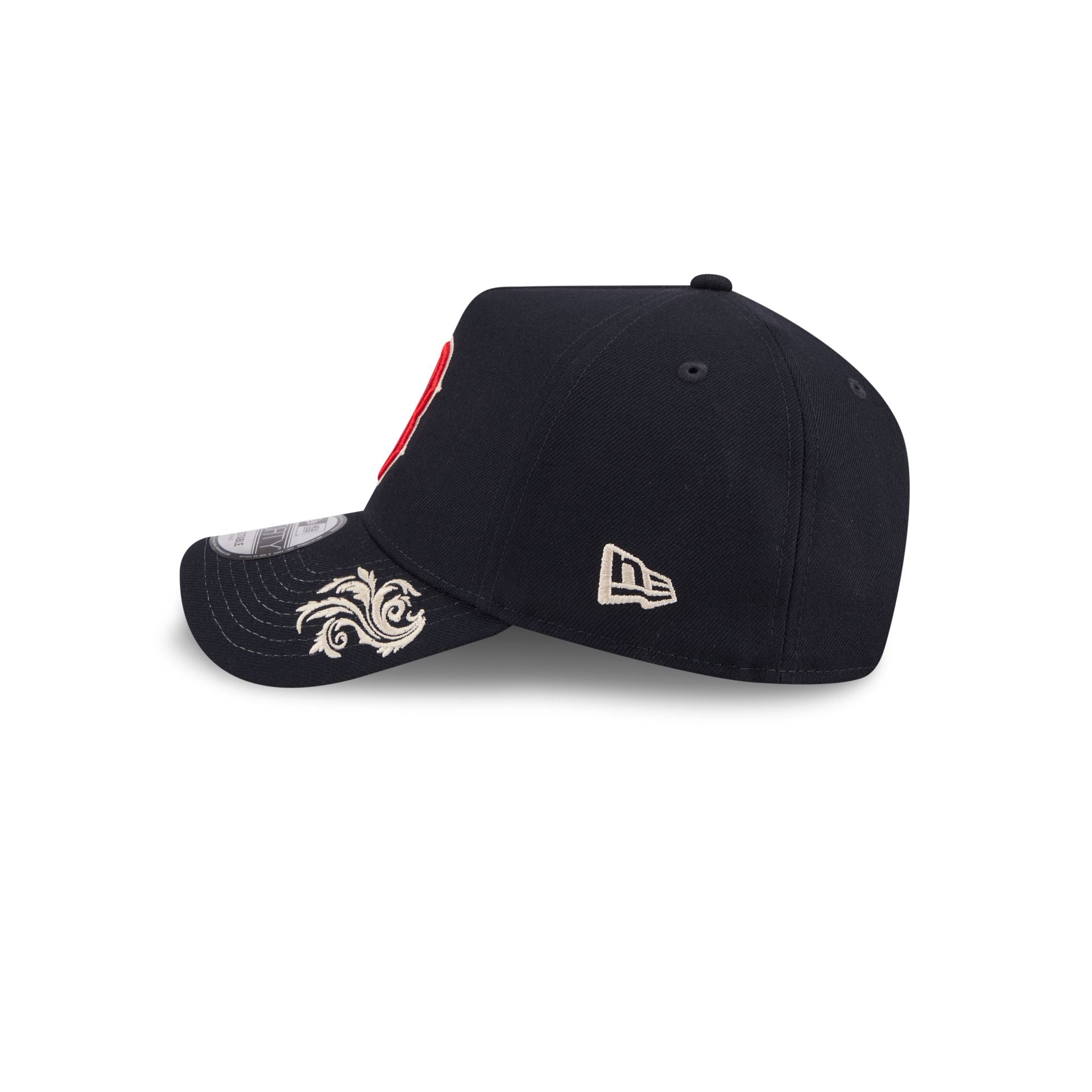 Boston Red Sox Script 9FORTY A-Frame Snapback Hat