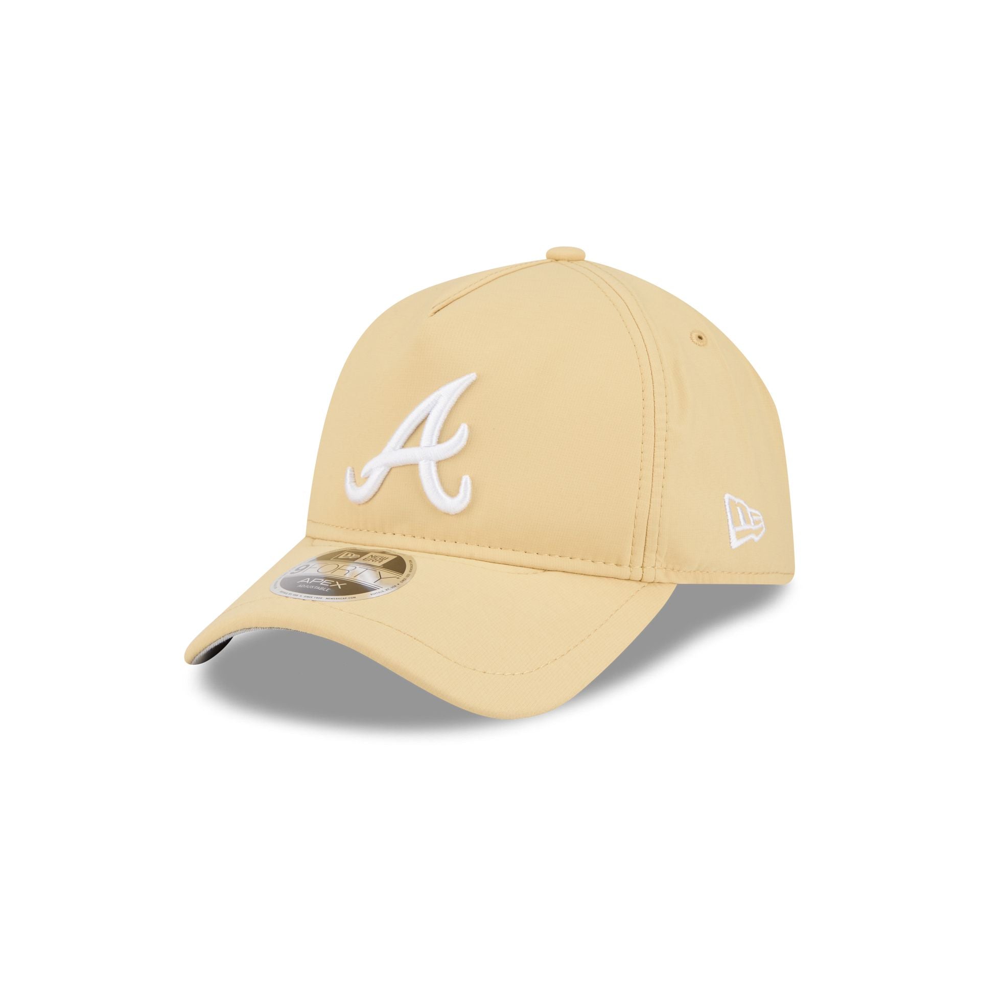Atlanta Braves Beige 9FORTY APEX Snapback Hat
