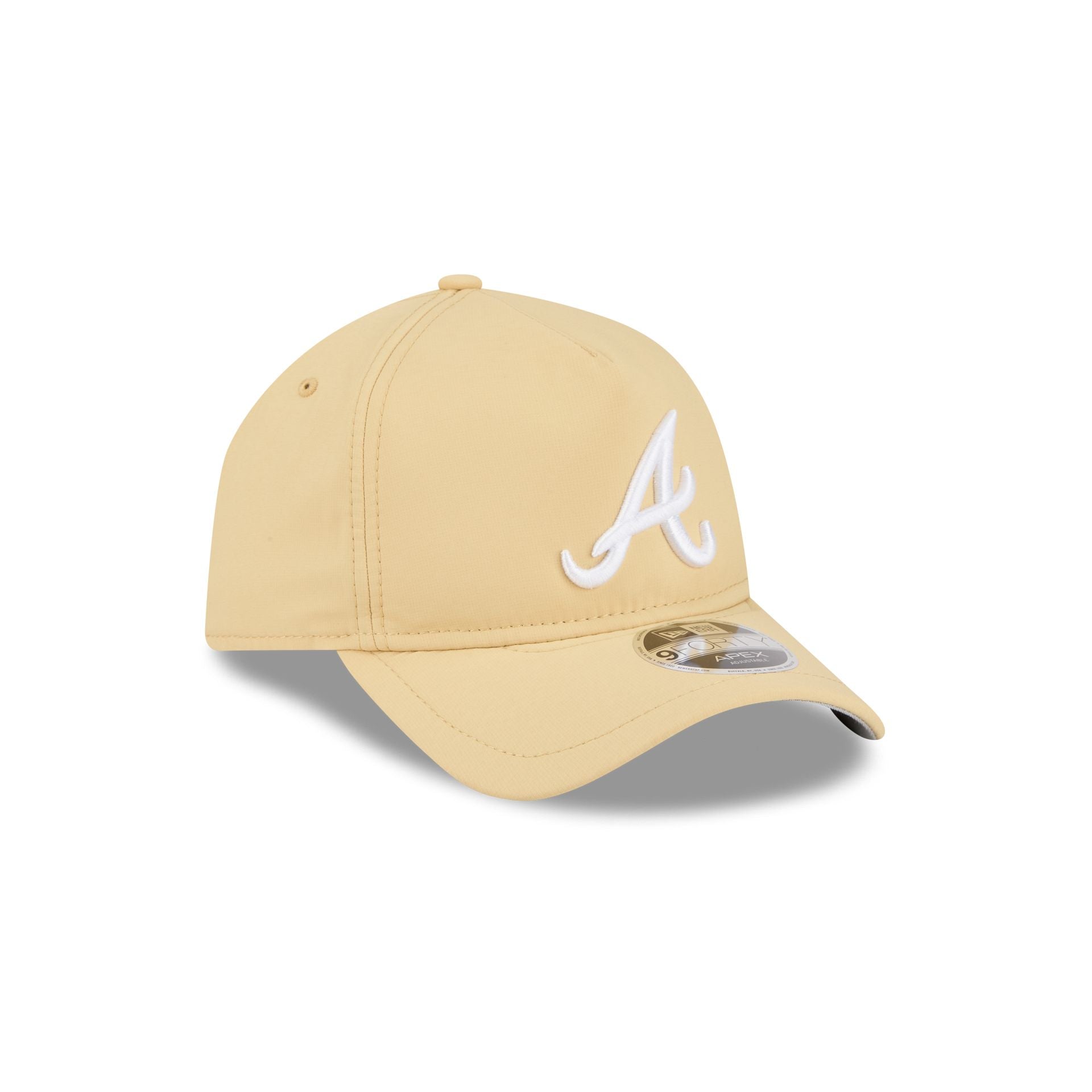 Atlanta Braves Beige 9FORTY APEX Snapback Hat