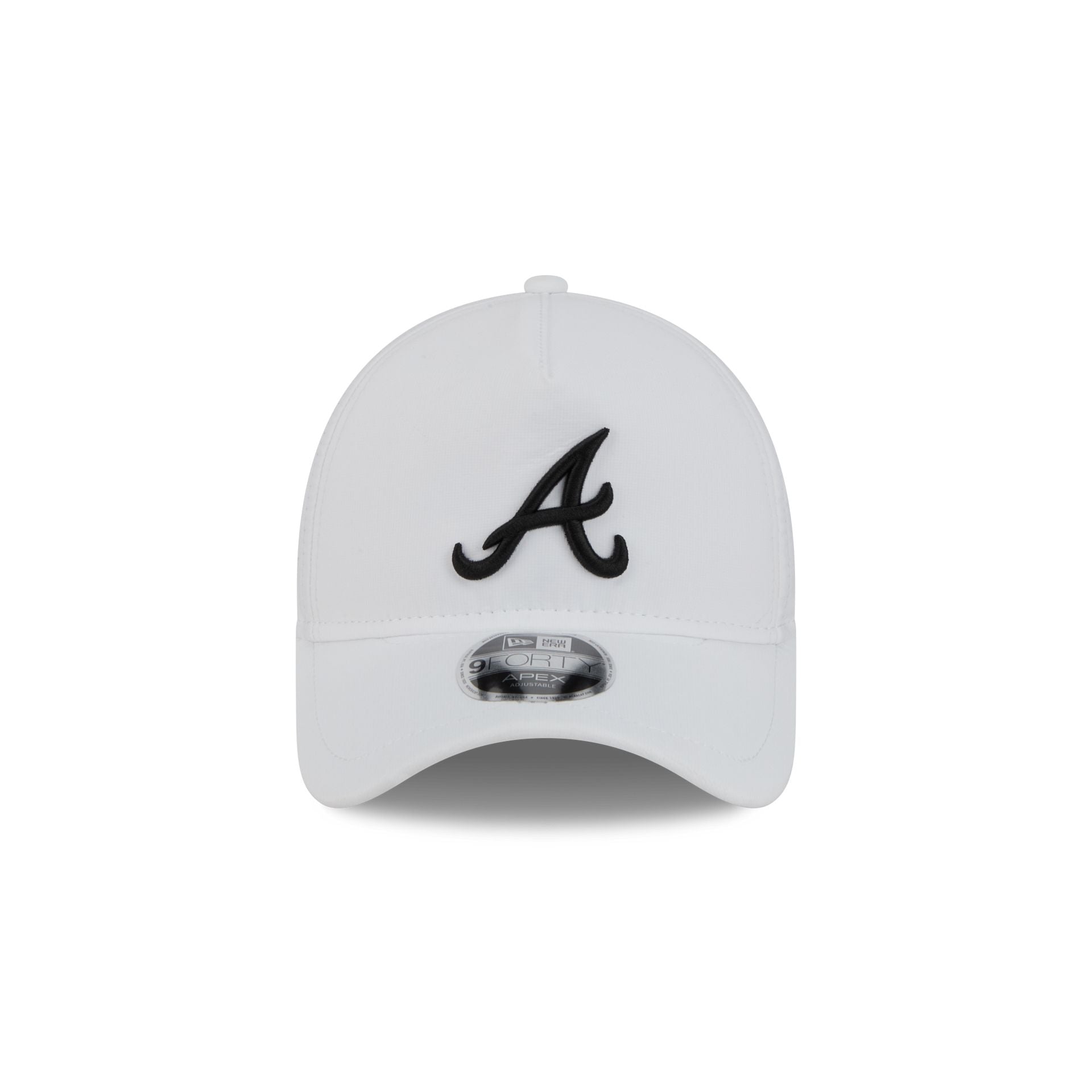 Atlanta Braves White 9FORTY APEX Snapback Hat