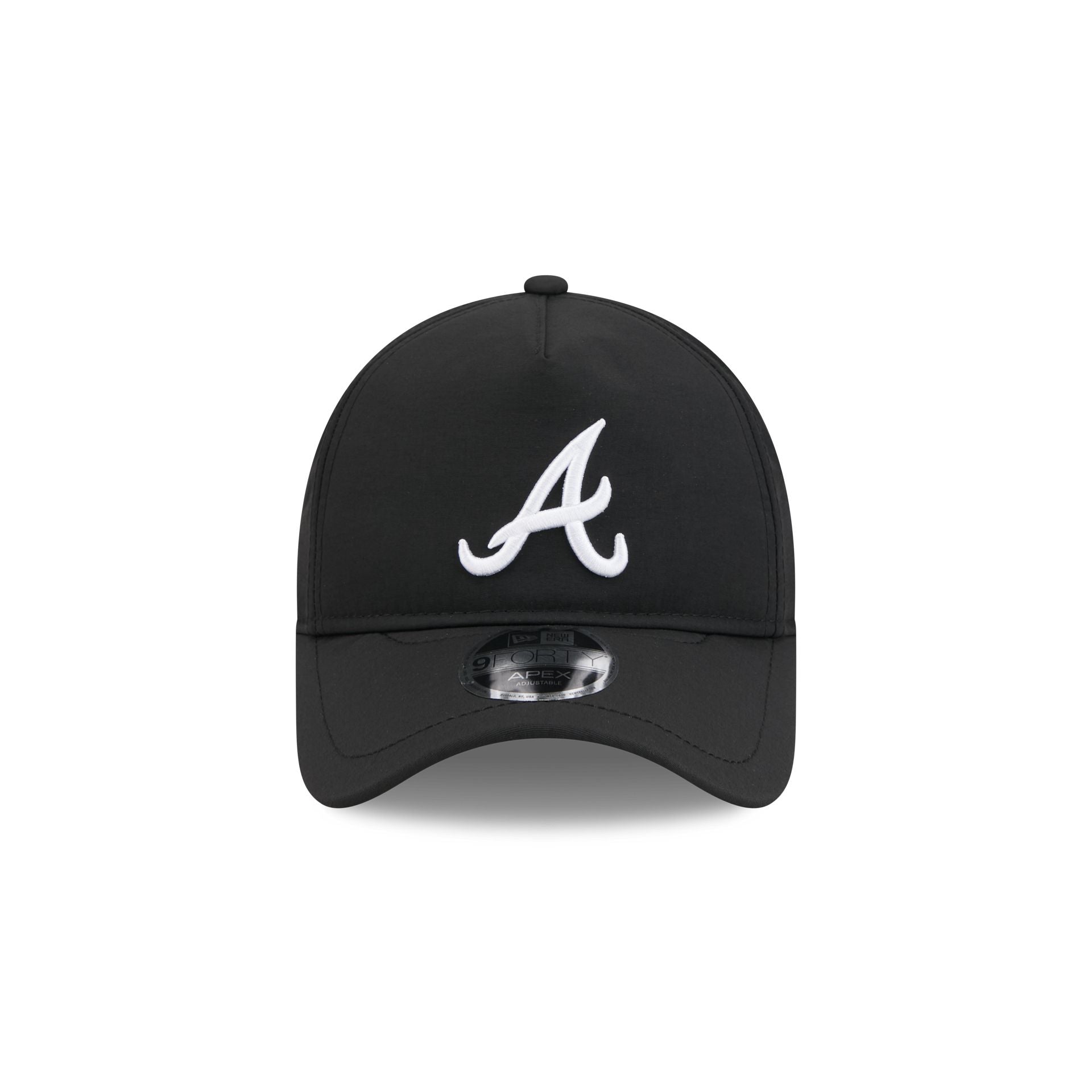 Atlanta Braves Black 9FORTY APEX Snapback Hat