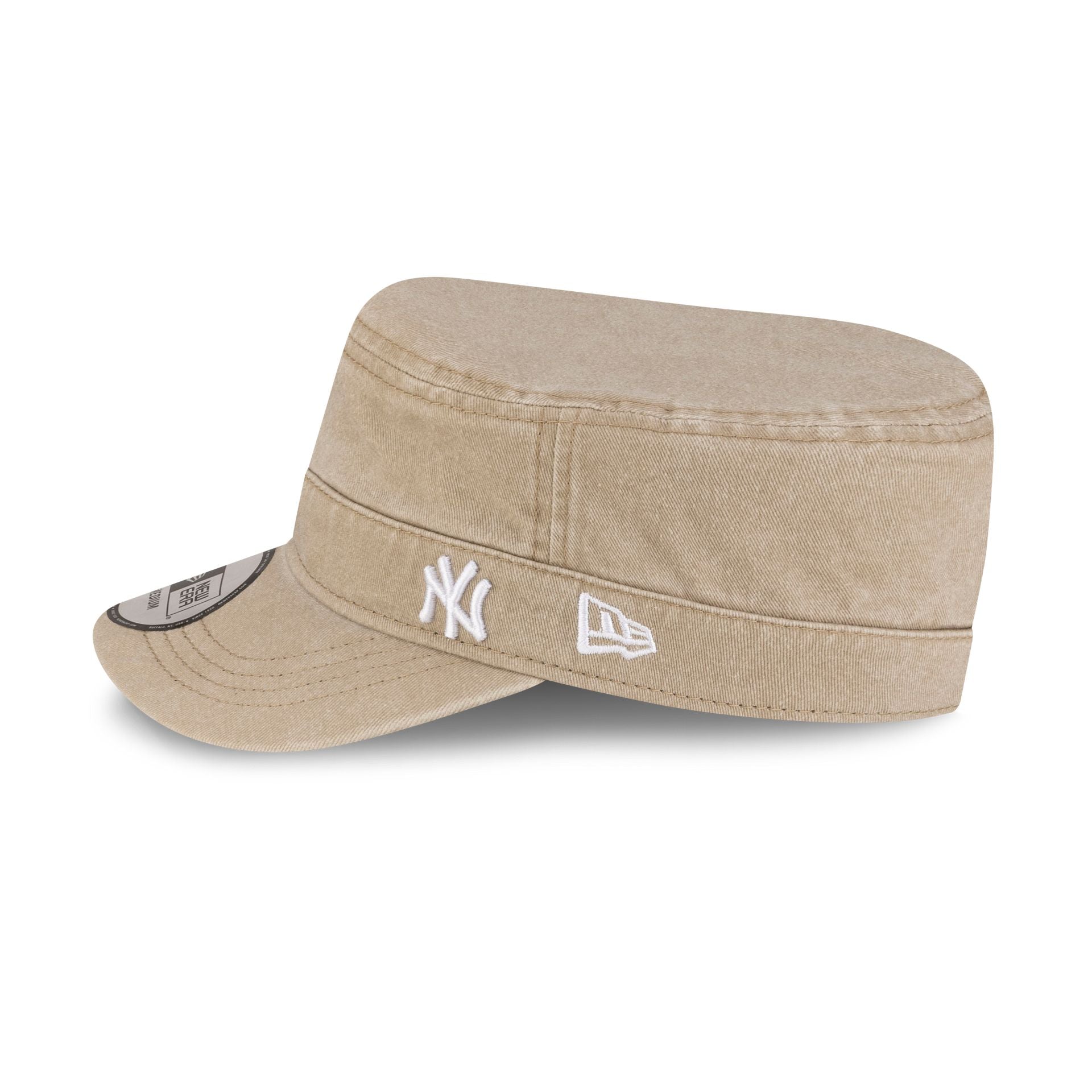 New York Yankees Pigment Dye Khaki Military Cap
