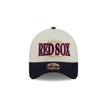 Boston Red Sox Opening Day Chrome White 9FORTY A-Frame Snapback Hat