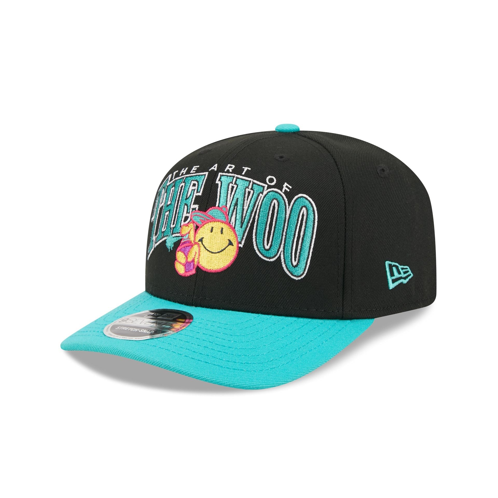 Worcester Red Sox Theme Night Black 9SEVENTY Stretch-Snap Hat