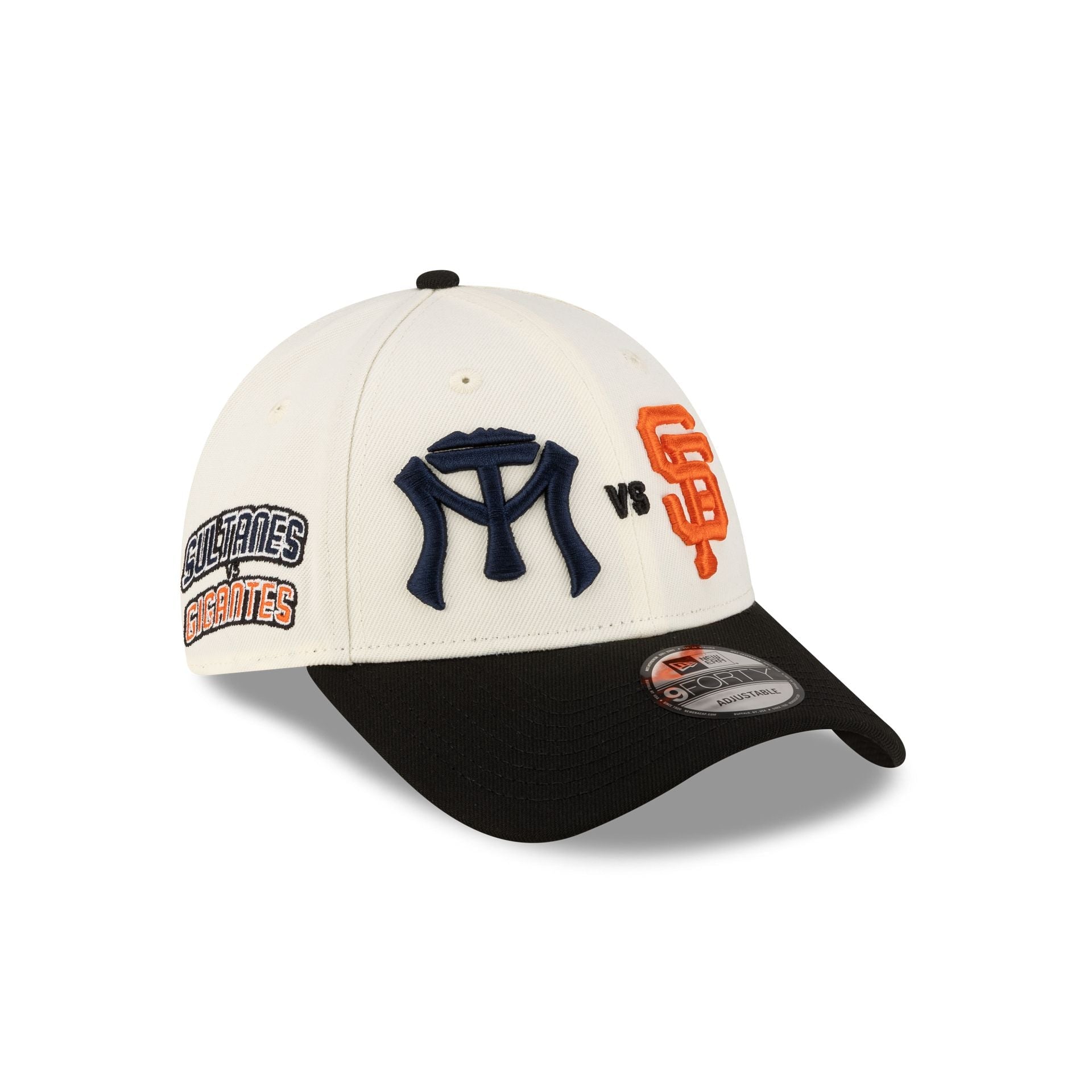 Sultanes De Monterrey vs San Francisco Giants Chrome 9FORTY A-Frame Snapback Hat